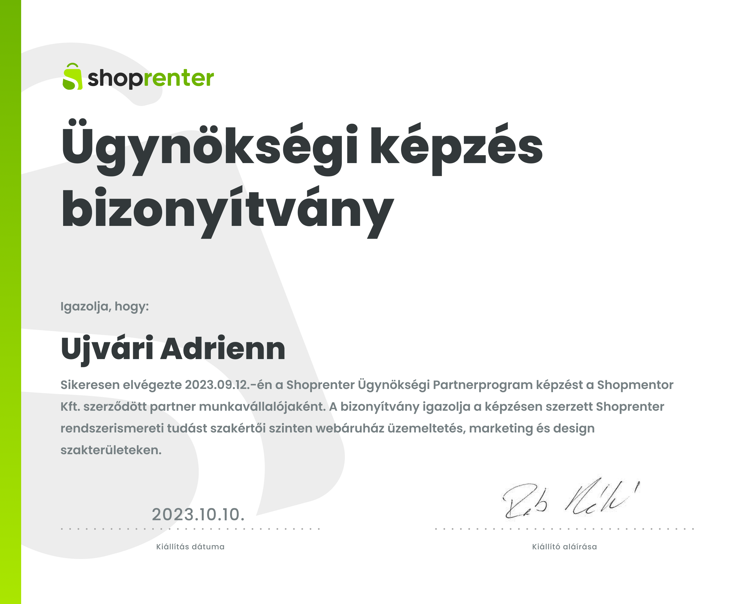 bizonyitvany