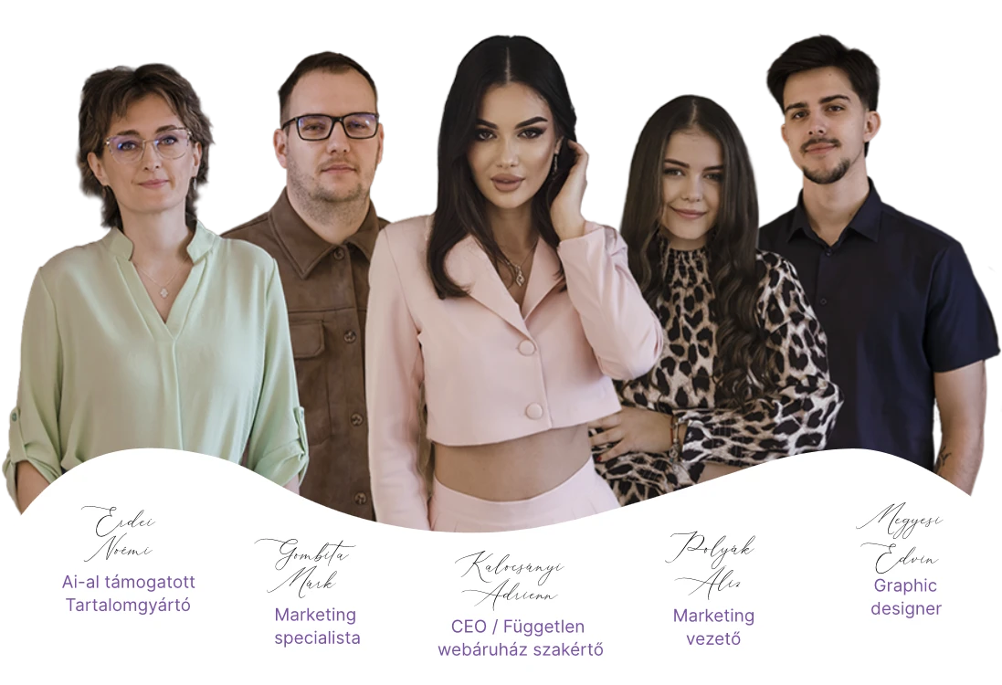Shoprenter marketing ügynökség csapatmunka”, „Unas webshop üzemeltetés AI támogatással
