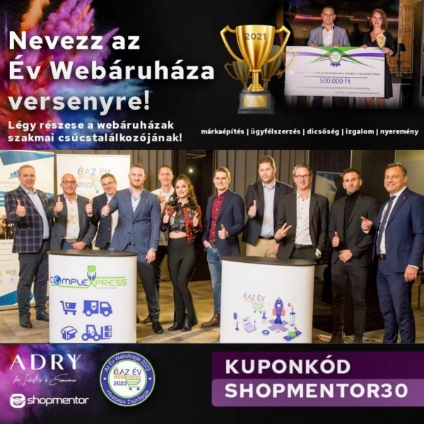 Év webáruháza 2022