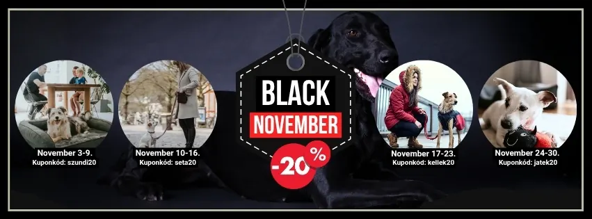 Kampánybanner – Black November
