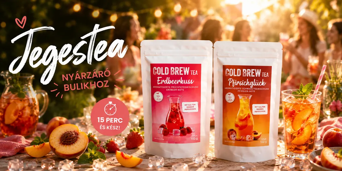 Webshop-banner – Jegestea-kampány