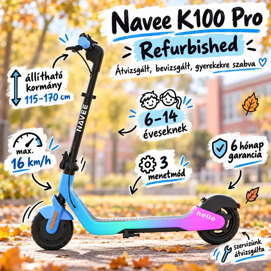Hirdetési kreatív – Navee K100 Pro roller